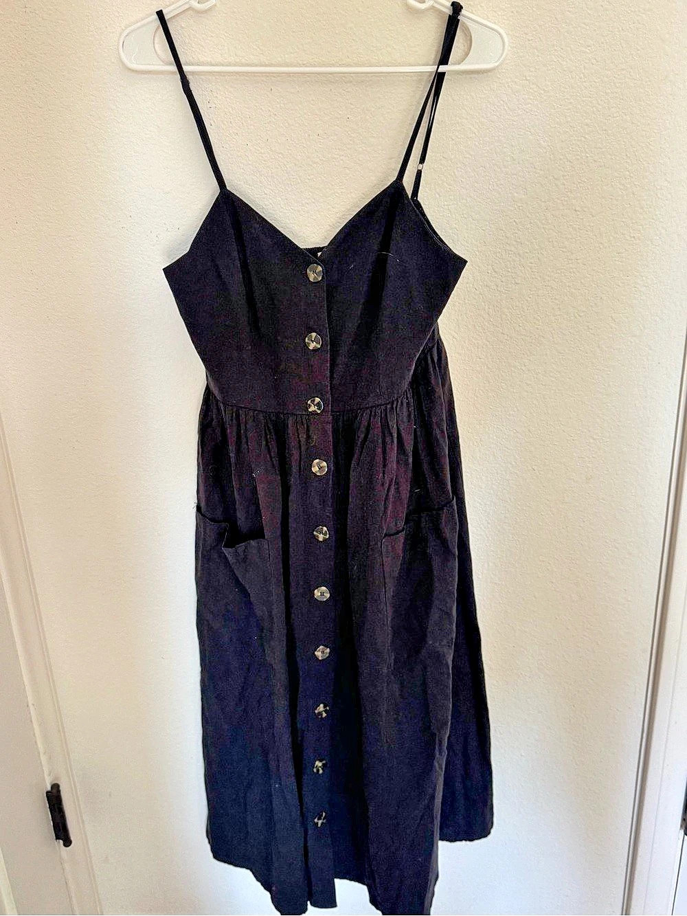 otta d'Ame Black Maxi Dress Size Small